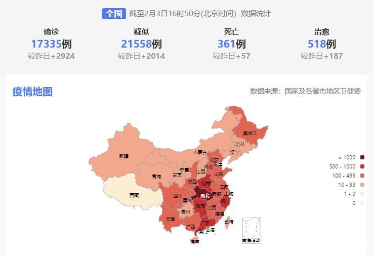 全国疫情肺炎最新动态