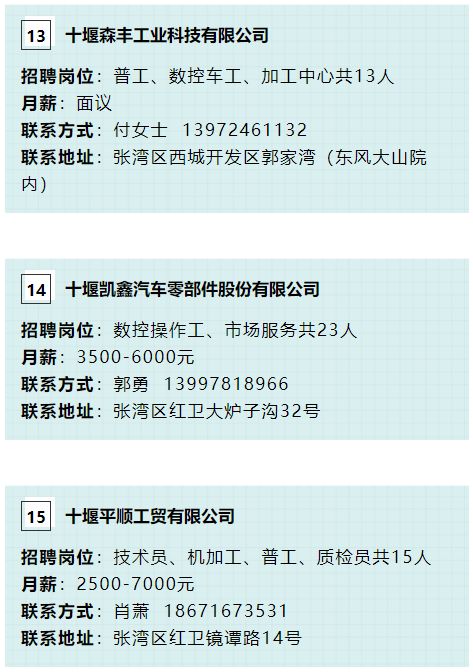 郧县最新招工信息全面解析