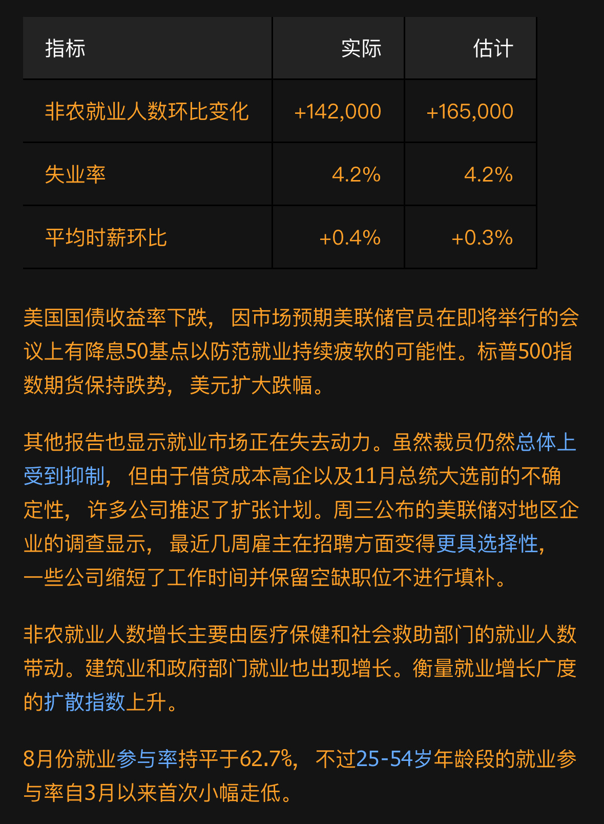 最新非农报告揭示经济复苏新动向